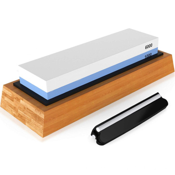 Freezing point knife blade sharpening stone